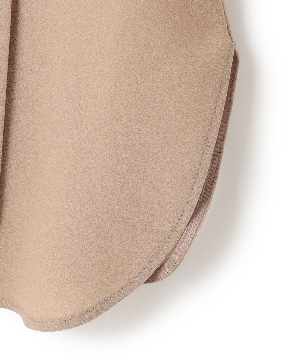 BEIGE， 【洗える】STOW / フロントタックブラウス 