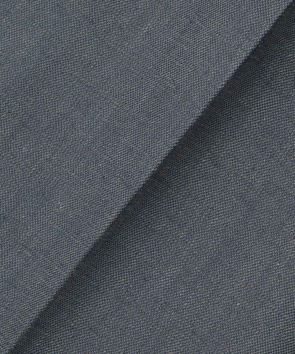 JOSEPH ABBOUD 【キングサイズ・ウエストも伸びる！/ストレッチ】ミックスリネンシャンブレーパンツ 