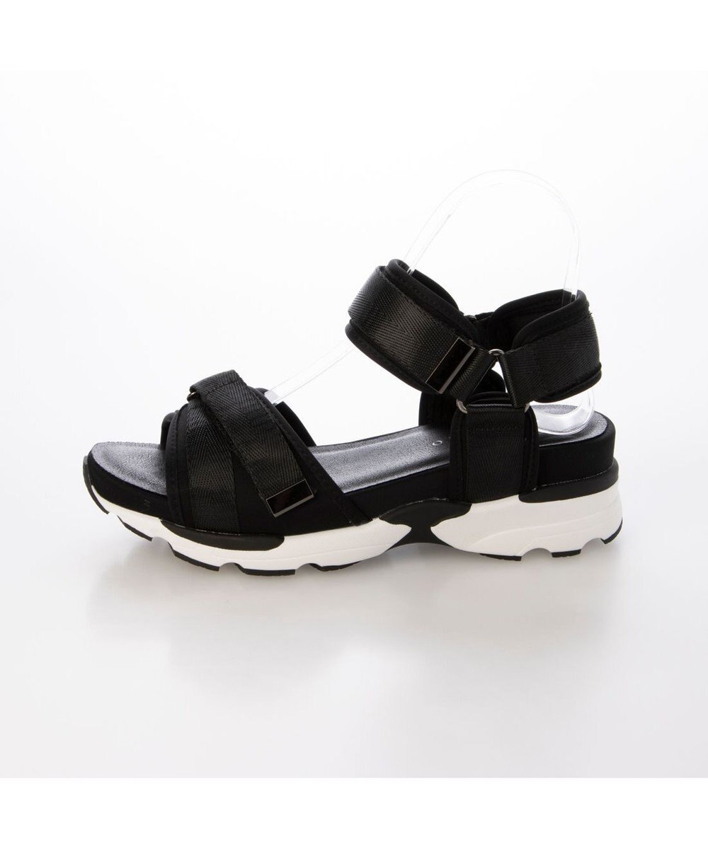 MODE ET JACOMO <carino>厚底クロスベルトスポーツサンダル 