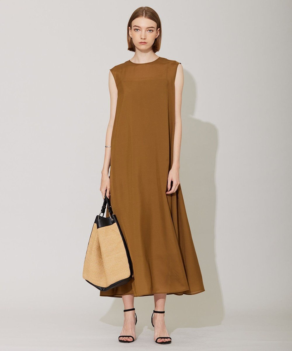 ICB L 【洗える】 キュプラシルクローン ワンピース 