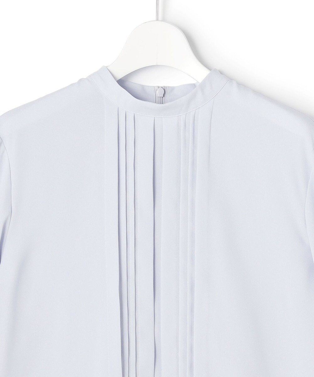 23区 【先行予約】バックサテンアムンゼン フロントタックブラウス 