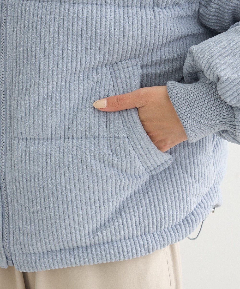 Green Parks ・ｓｗｉｎｇ　ｂｙ　コーデュロイスタンドブルゾン 