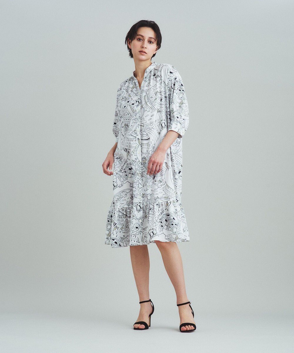 シティスケープシャツワンピース / GRACE CONTINENTAL | ファッション 