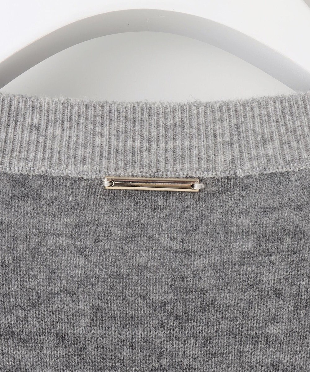 自由区 L 【カタログ掲載】ファインウールカシミヤクルーネック ニット 