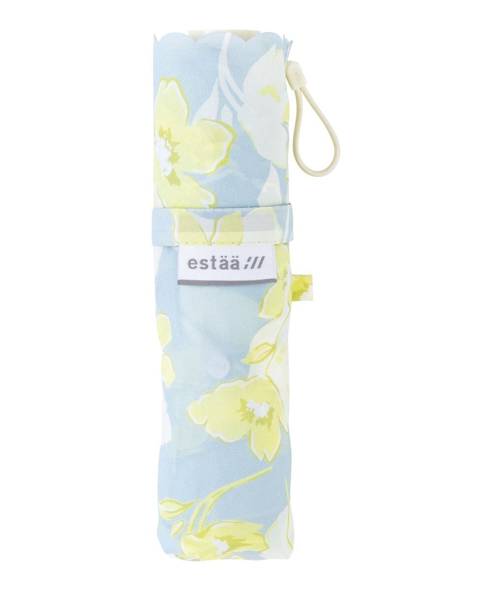 MOONBAT estaa 【耐風】折りたたみ傘 アンティークフラワー UV 