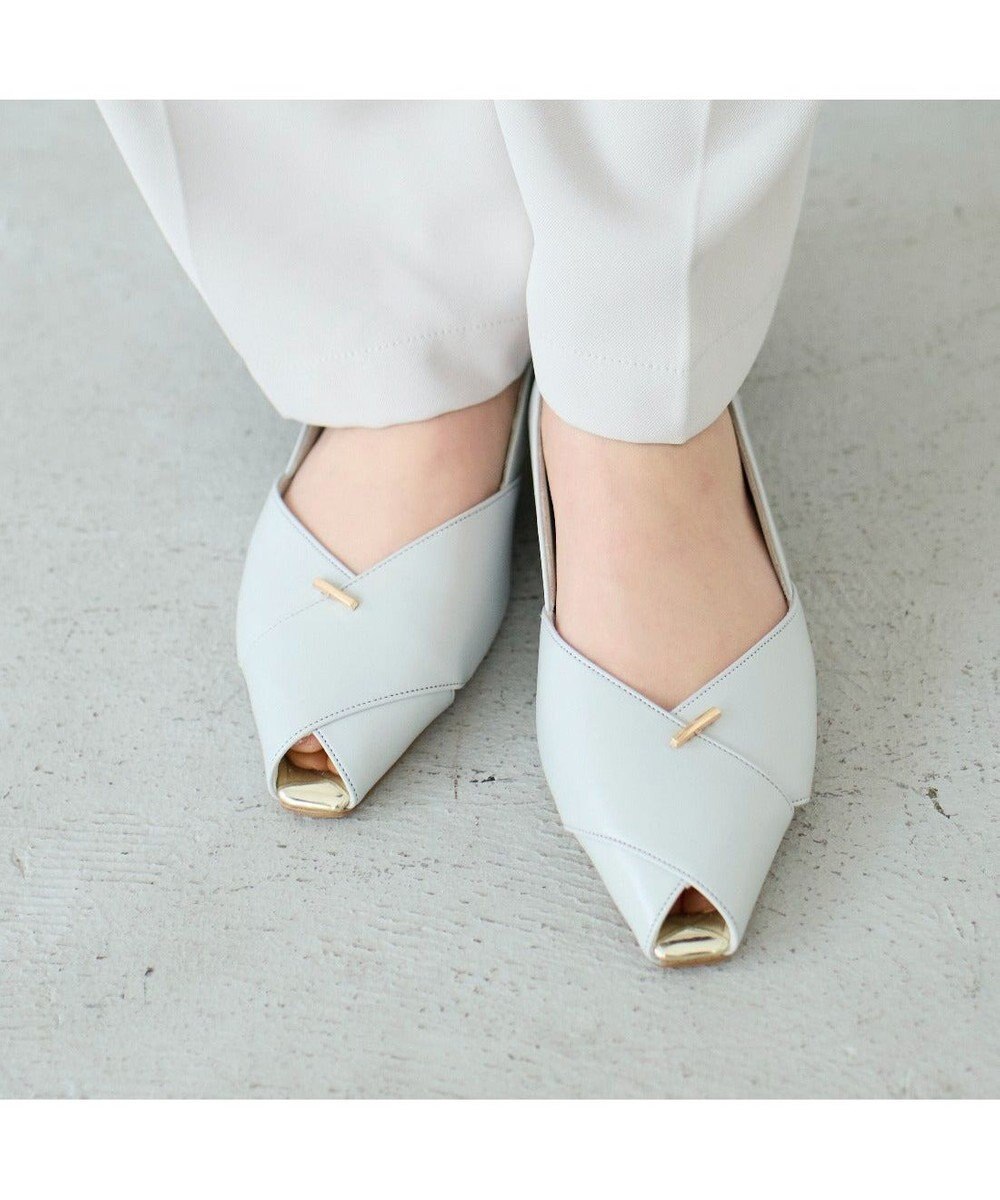 MODE ET JACOMO <carino>オープントゥパンプス 