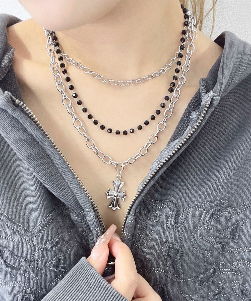 WEGO L3連クロスネックレス 