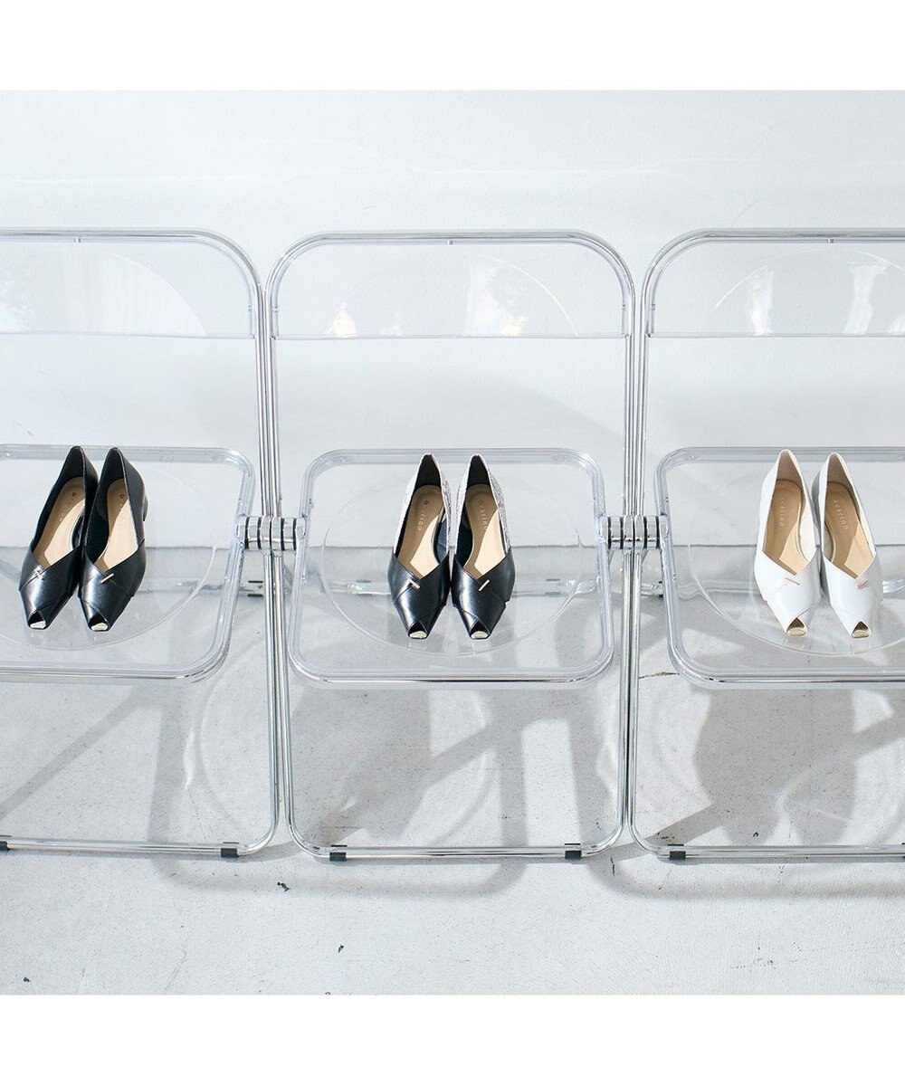 MODE ET JACOMO <carino>オープントゥパンプス 