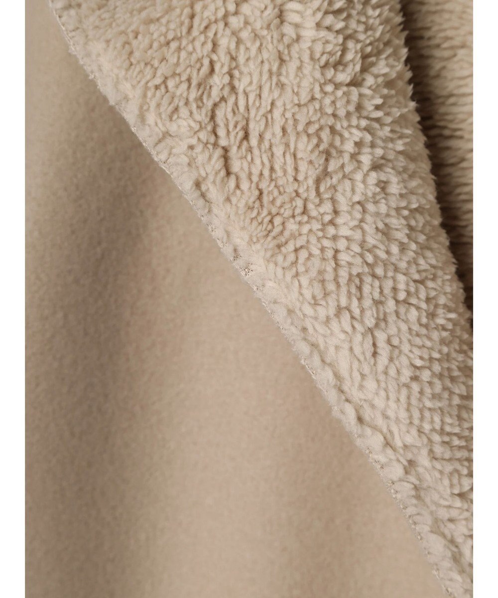 Green Parks ２ｗａｙフード裏ボアミディ丈コーディガン 