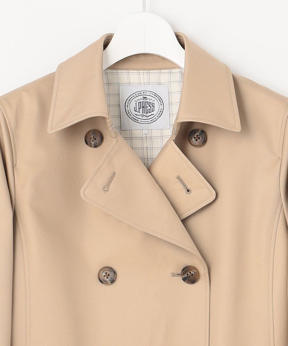J.PRESS LADIES 撥水ツイル トレンチコート 
