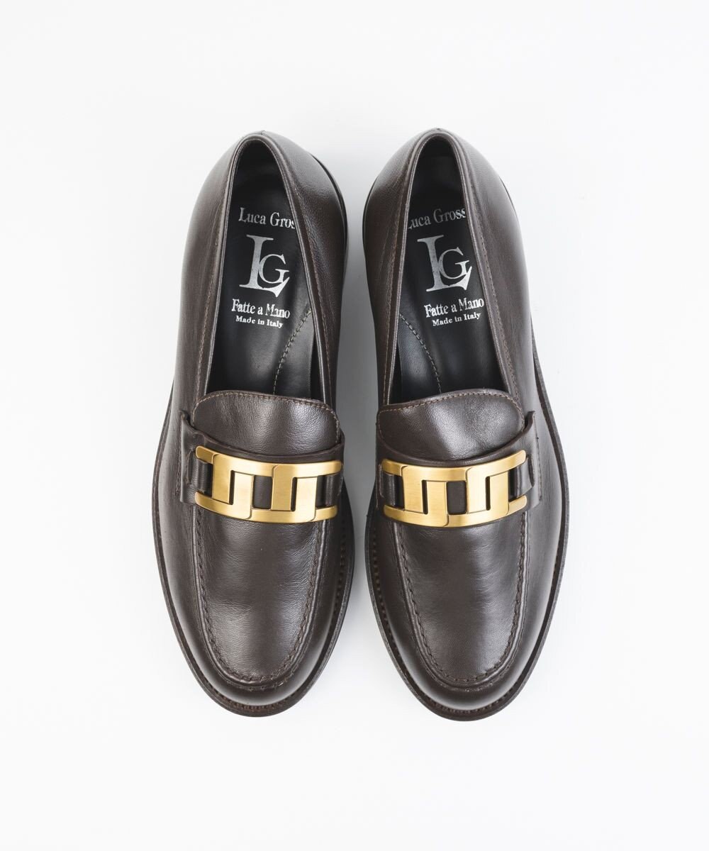 BONTRE 【Oggi 2月号掲載】【LucaGrossi/ルカグロッシ】幾何学ビットローファー/K072M-UA 