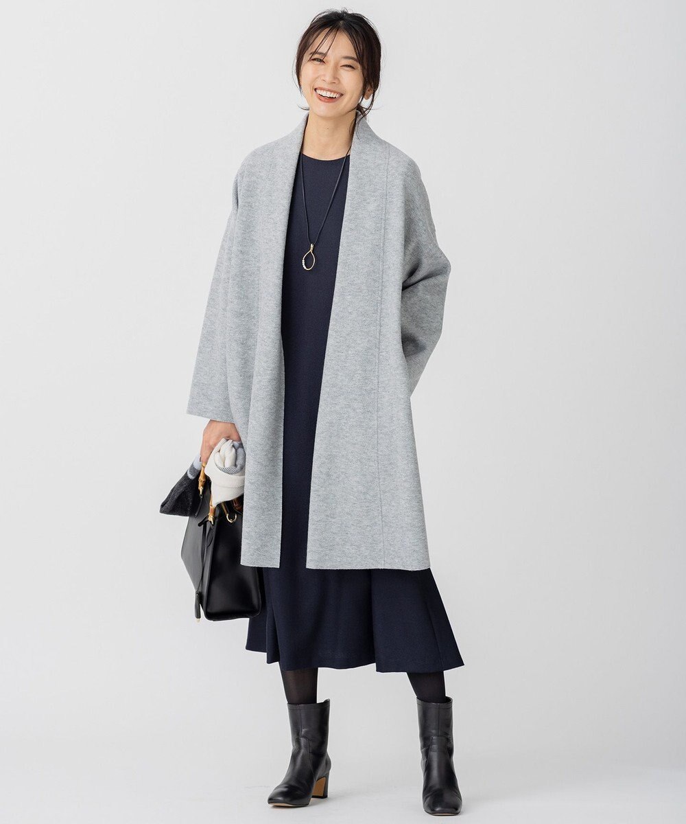 23区 L コンプレストパイル コーディガン 