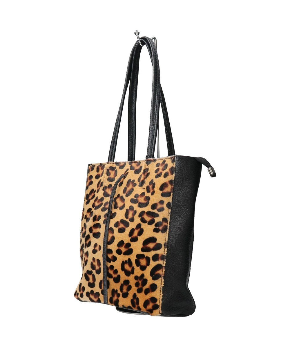 INTER-CHAUSSURES 【ANDREA CARDONE ITALI】異素材コンビミディアムトートバッグ 