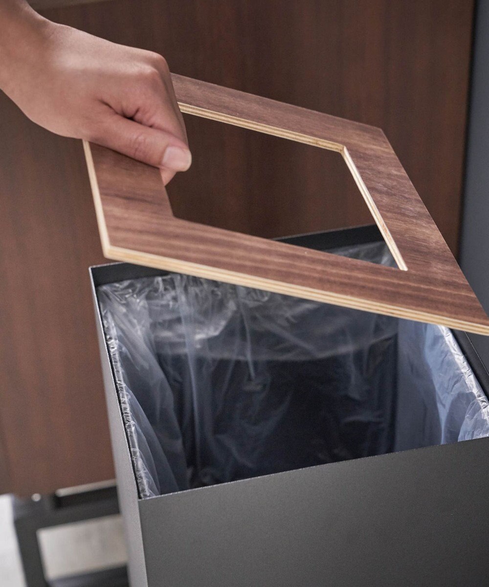 tower トラッシュカン リン 角型ロング ブラウン 