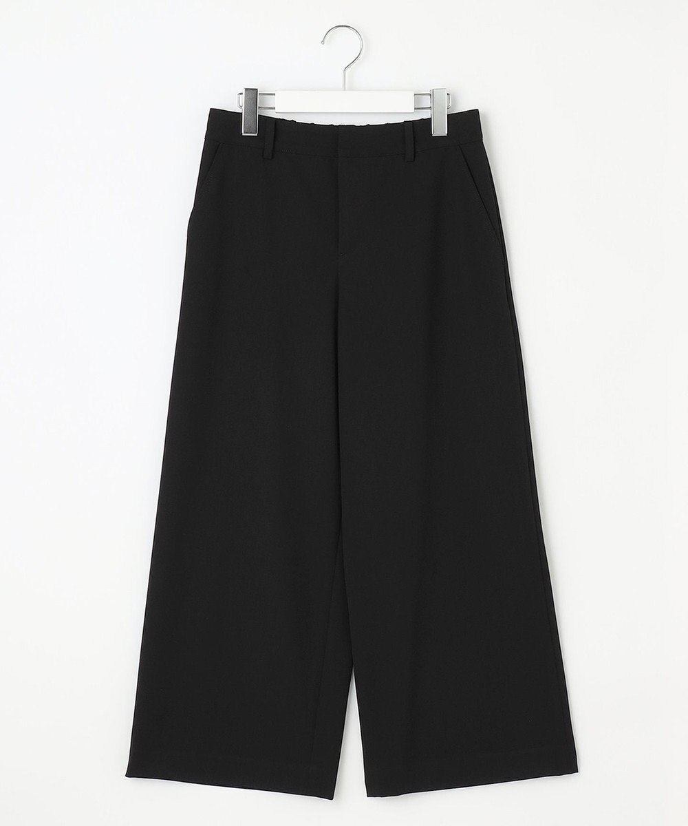 J.PRESS LADIES 【WEB限定カラーあり・洗える】T/Rアルガンシルク ワイド パンツ 