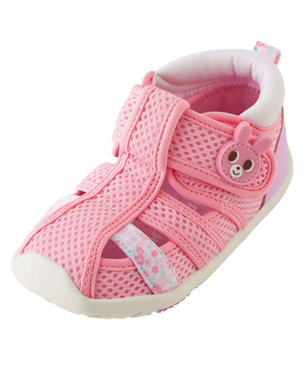 MIKI HOUSE HOT BISCUITS 【13-17cm】ダブルラッセル 水抜けセカンドサンダル 