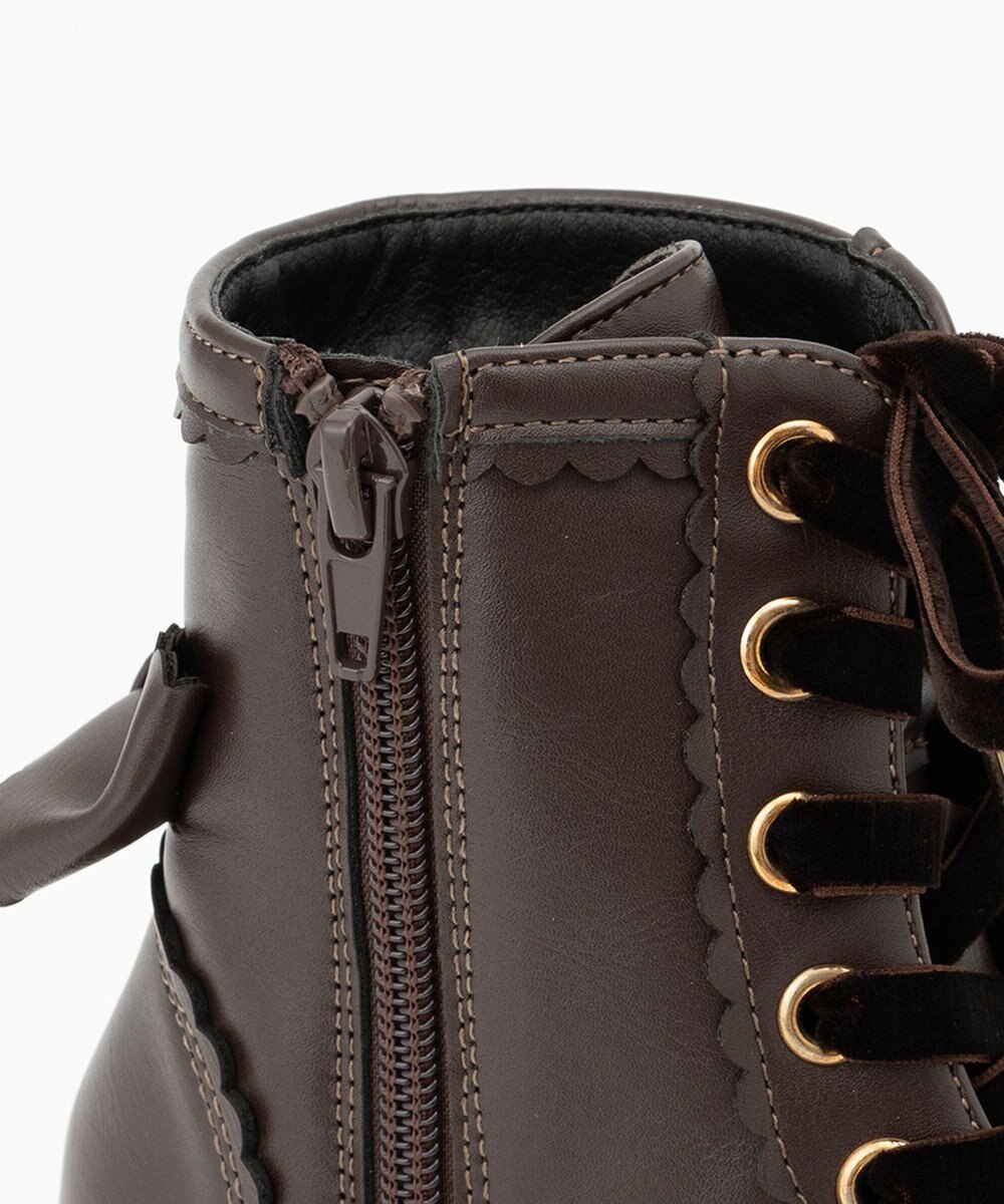 ANY KIDS 編み上げブーツ 