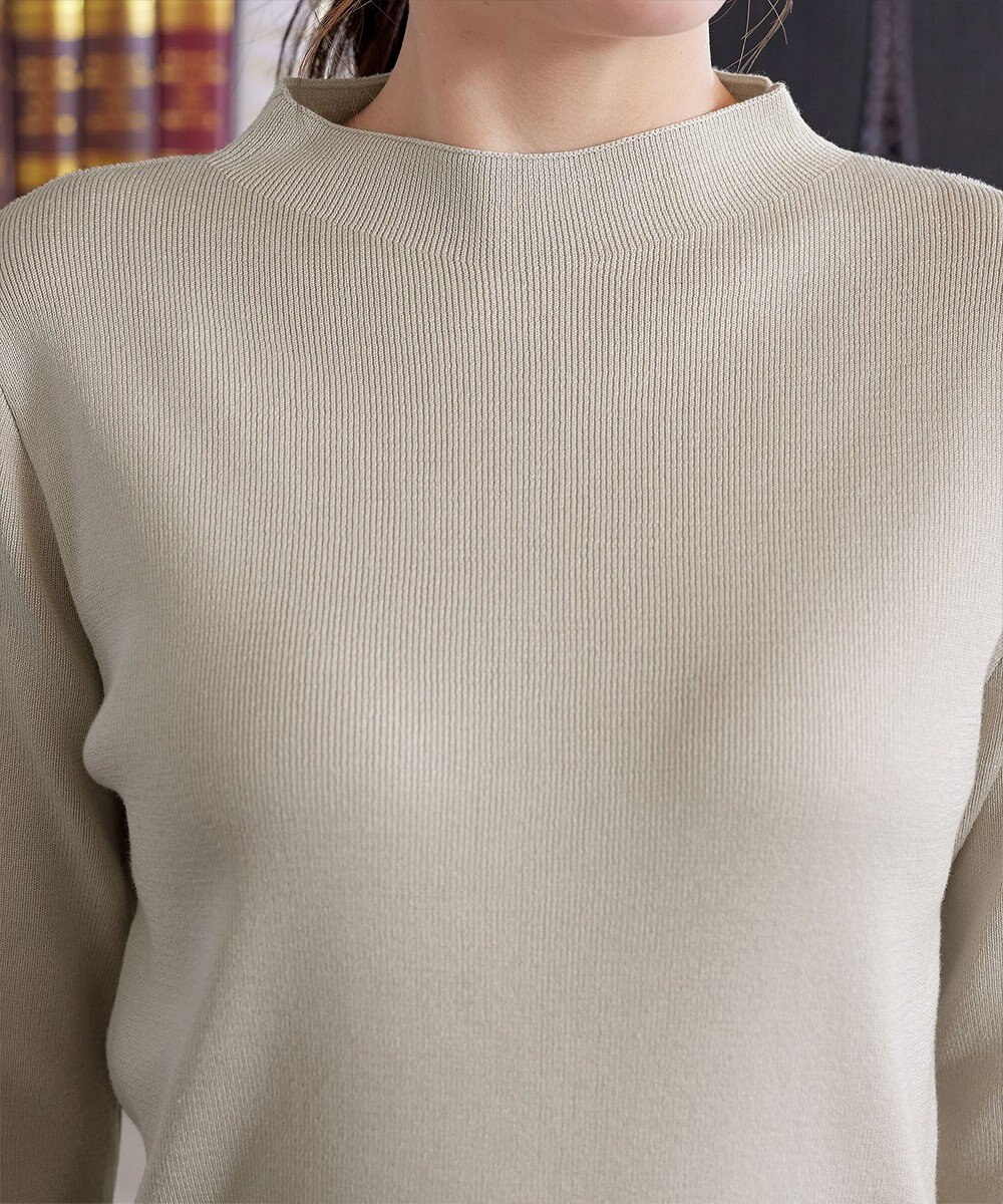 Tiaclasse 【洗える】ハイネックニットプルオーバー 