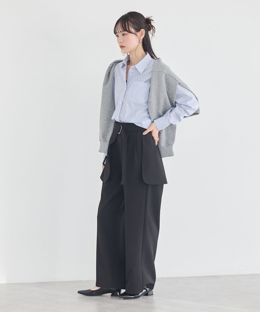 earth music&ecology 【予約】【2WAY】ラップスカート付きパンツ 