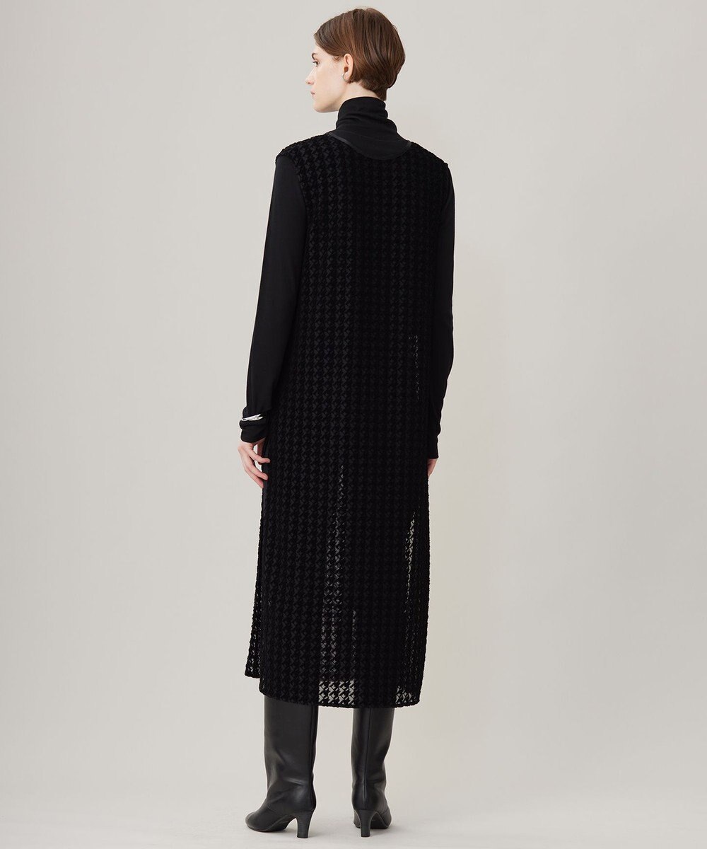 ICB L ハウンドトゥースフロッキーレース ワンピース 