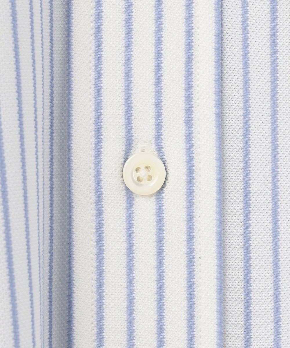 J.PRESS MEN 【J.PRESS PLUS】カノコインレイストライプパッチポケット シャツ/B.D. 