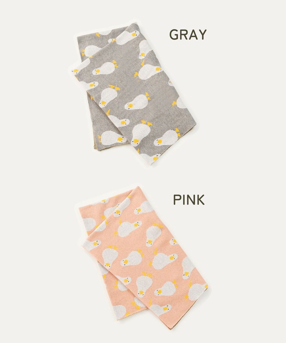 ami amie 【UNISEX】アヒルいっぱいブランケット FREE 