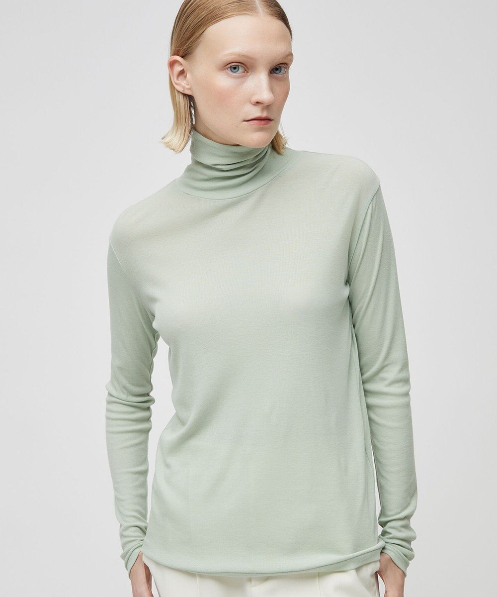 BEIGE， SORE / ハイネックカットソー 