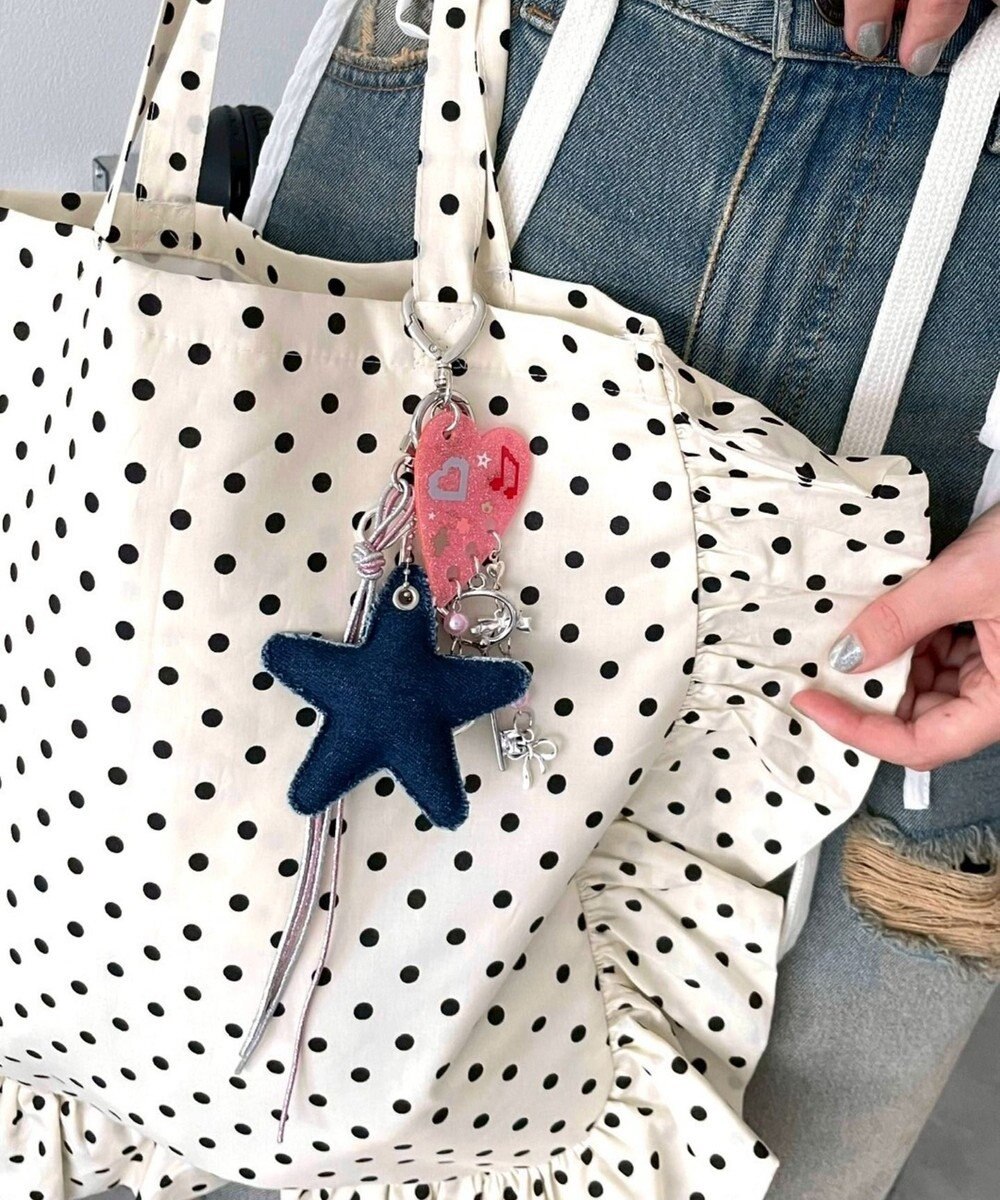 WEGO デニムモチーフセットキーホルダー 