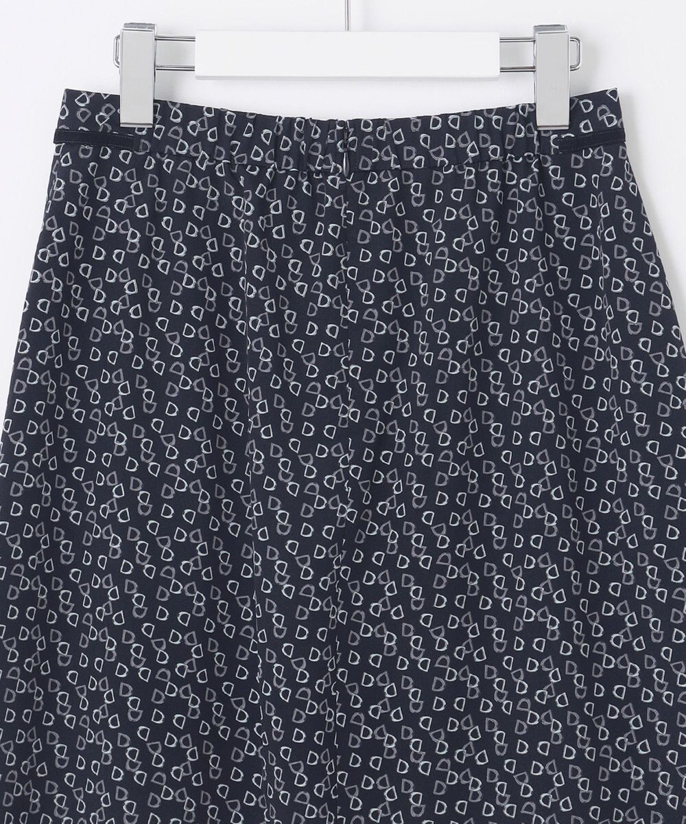 J.PRESS LADIES 【洗える】チェーンプリント マーメイド スカート 