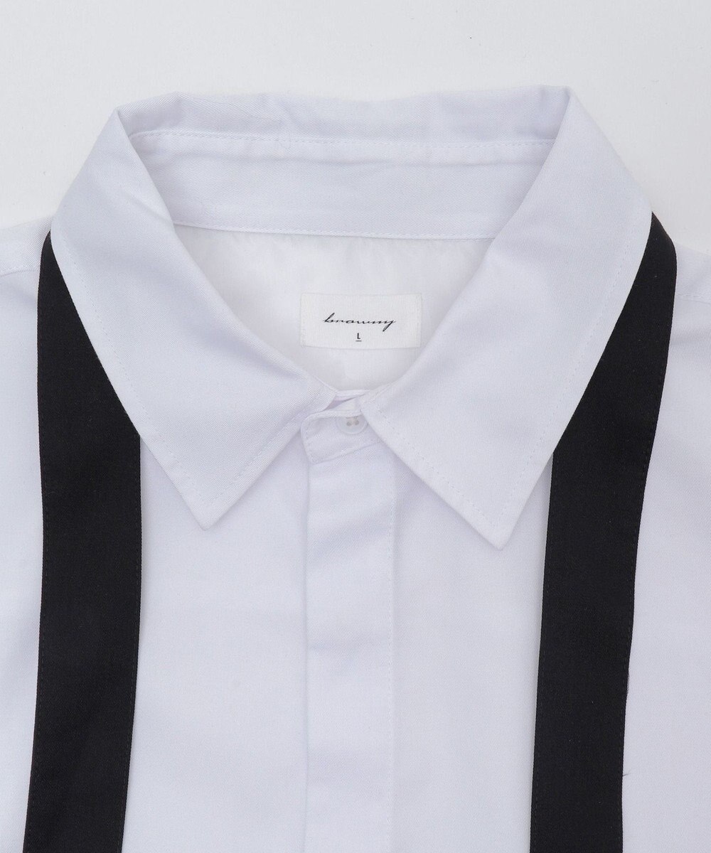 WEGO 【ユニセックス着用ITEM/MLサイズ展開】TRボウタイシャツ（LS） 