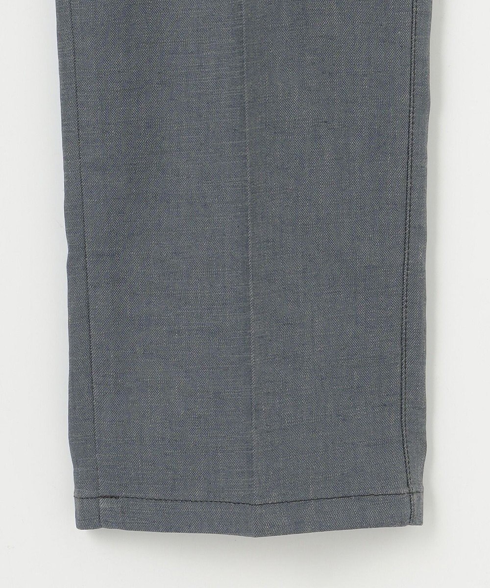 JOSEPH ABBOUD 【キングサイズ・ウエストも伸びる！/ストレッチ】ミックスリネンシャンブレーパンツ 