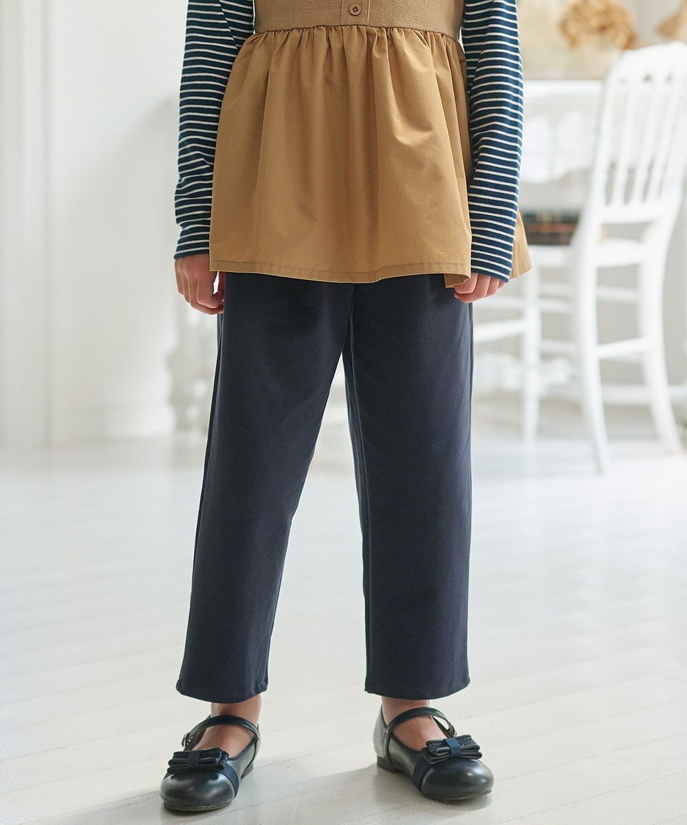 組曲 KIDS 【18-24㎝】かんたんストラップ バレエシューズ 