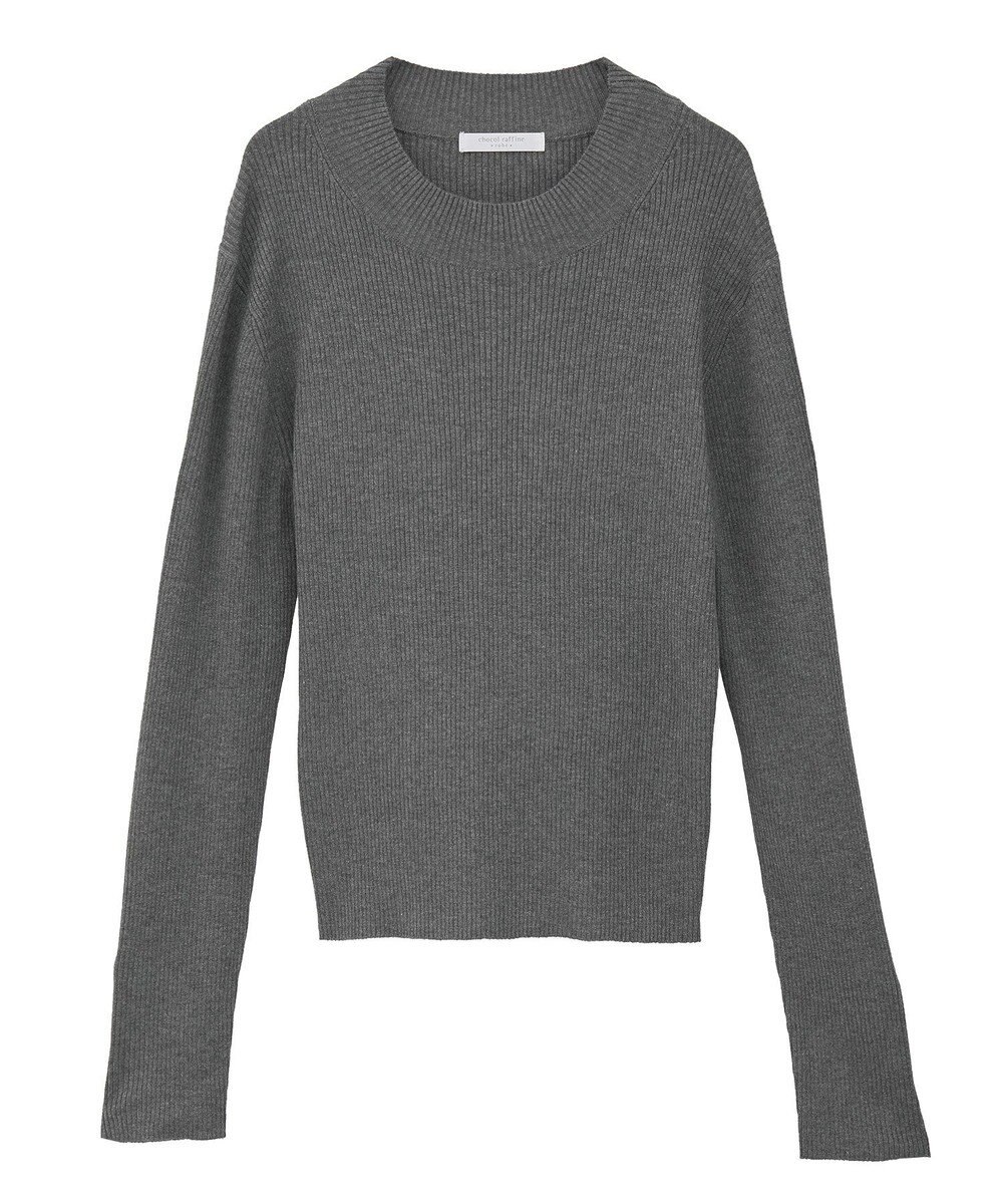 Green Parks 袖口金釦リブニットプルオーバー 