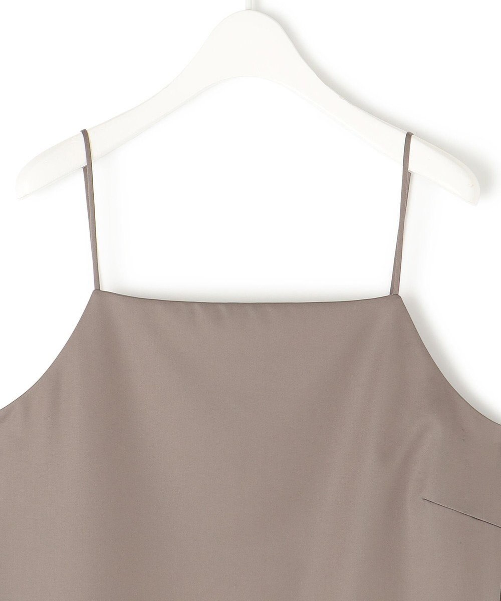 ICB 【洗える】リヨセルスパンサテン キャミソールワンピース 