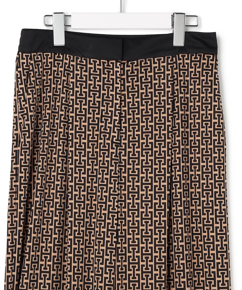 ICB L 【30th ANNIVERSARY】 モノグラムプリントスムース ワイドパンツ 