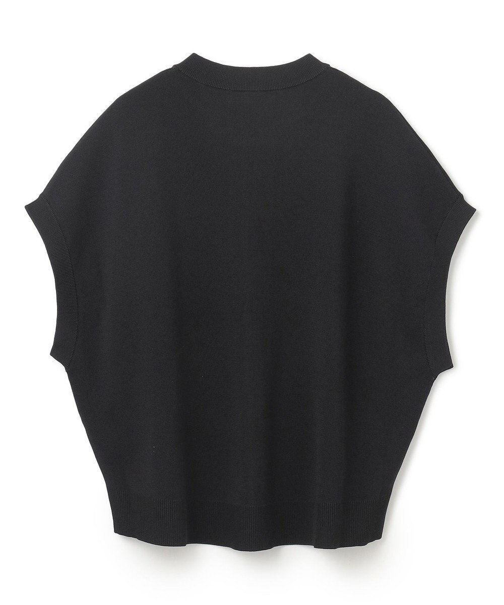 UNFILO L スゴ機能美ニット スリーブレスブルゾン 