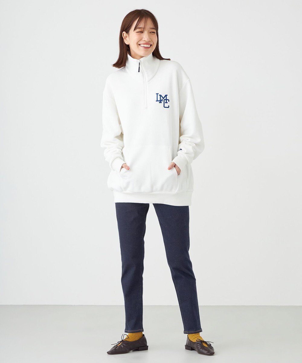 SHARE PARK LADIES 【UNISEX】MVS裏毛ハーフジップスウェット（S・Mサイズ） 