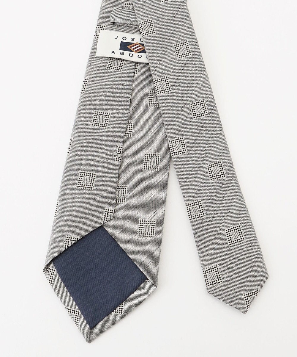 JOSEPH ABBOUD 【日本縫製】シャドースクエアジャガード ネクタイ 