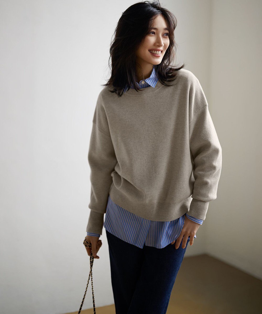 23区 【CLASSY.1月号掲載】CANCLINI ベーシック シャツ 