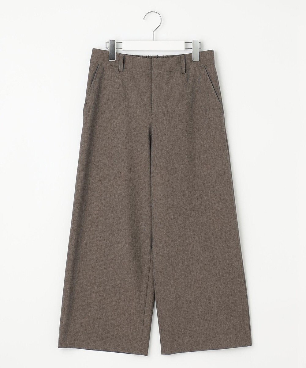 J.PRESS LADIES 【WEB限定カラーあり・洗える】T/Rアルガンシルク ワイド パンツ 