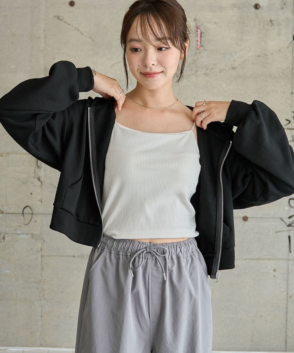 WEGO ショートジップパーカー 