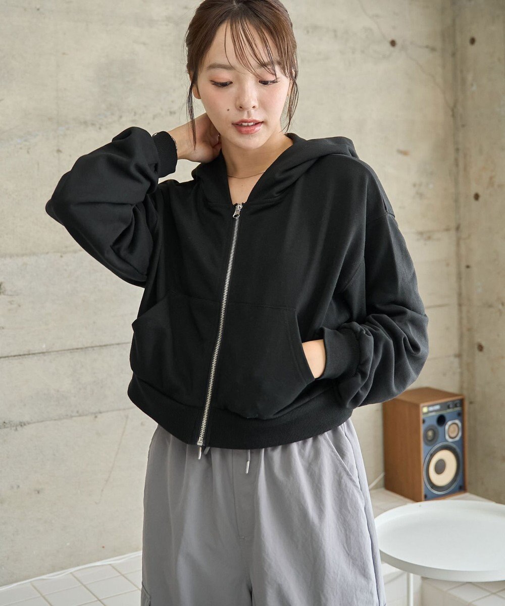 WEGO ショートジップパーカー 