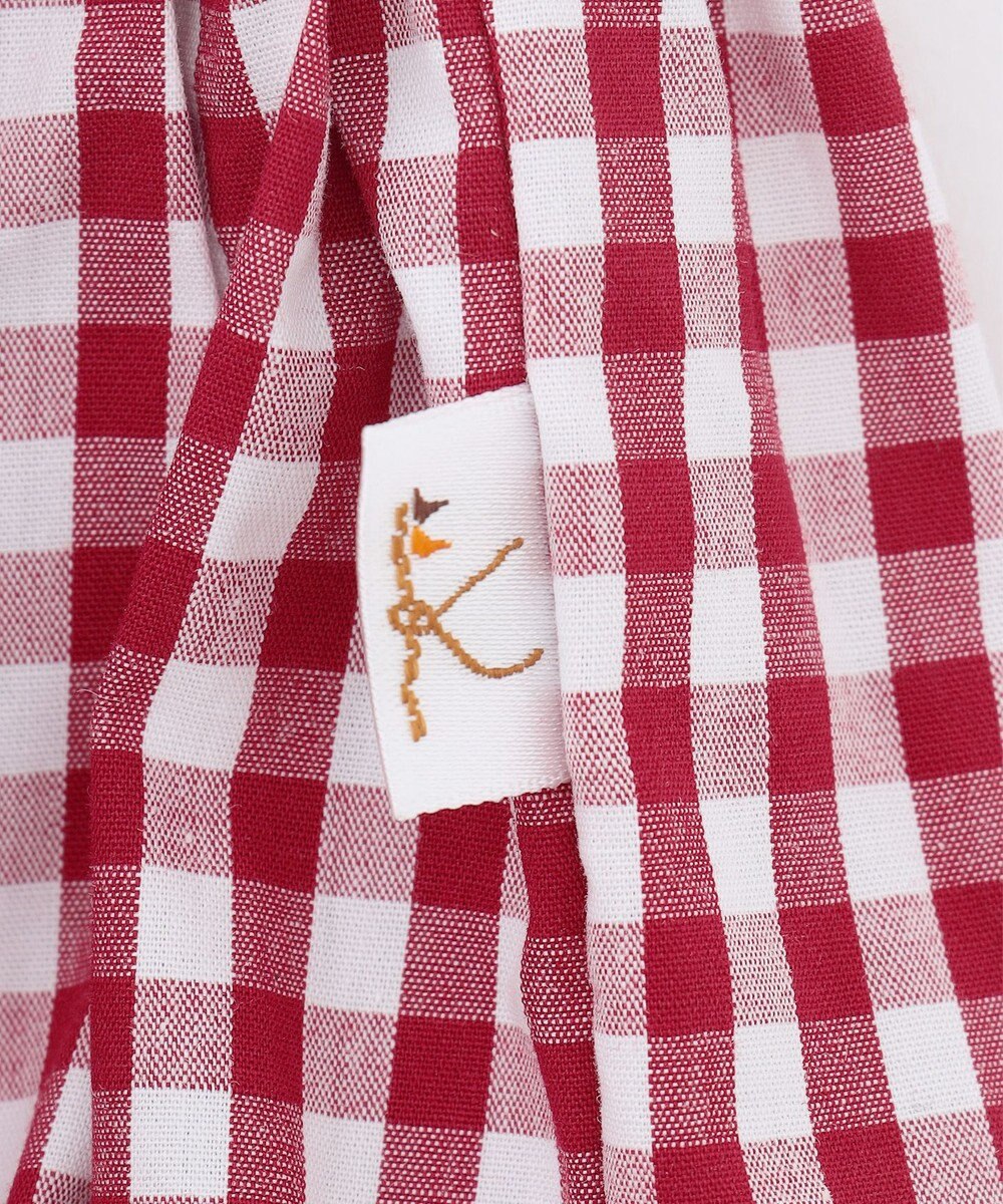 組曲 KIDS 【80-100㎝】ギンガム セットアップ 