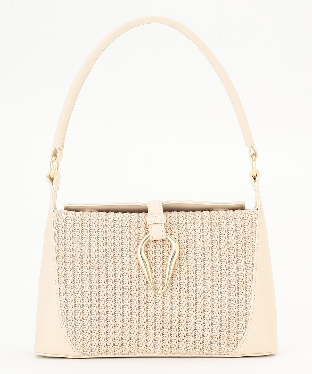 ANY SIS 雑材コンビハンドルバッグ 