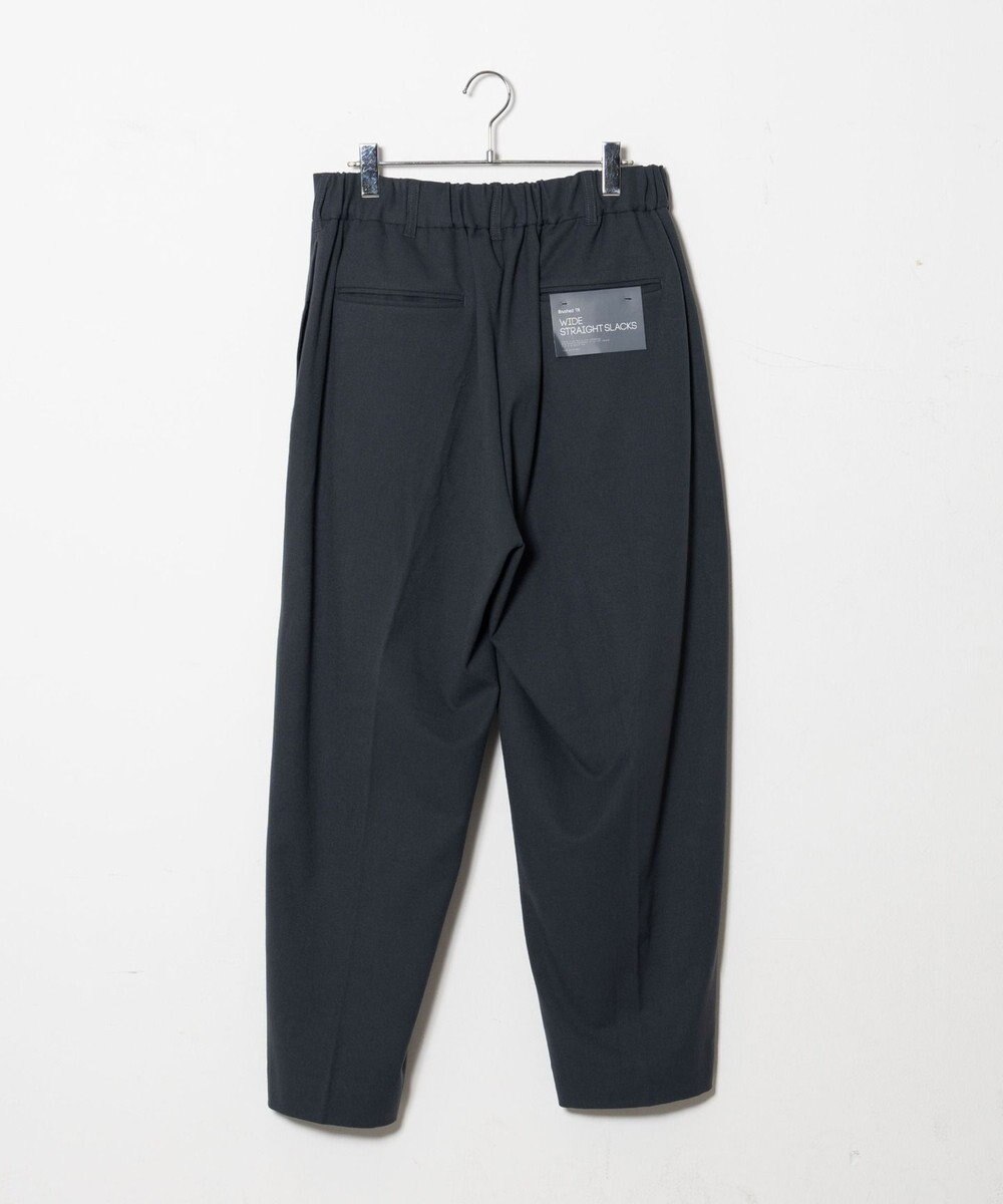 WEGO 起毛TR ワイドストレートスラックス 