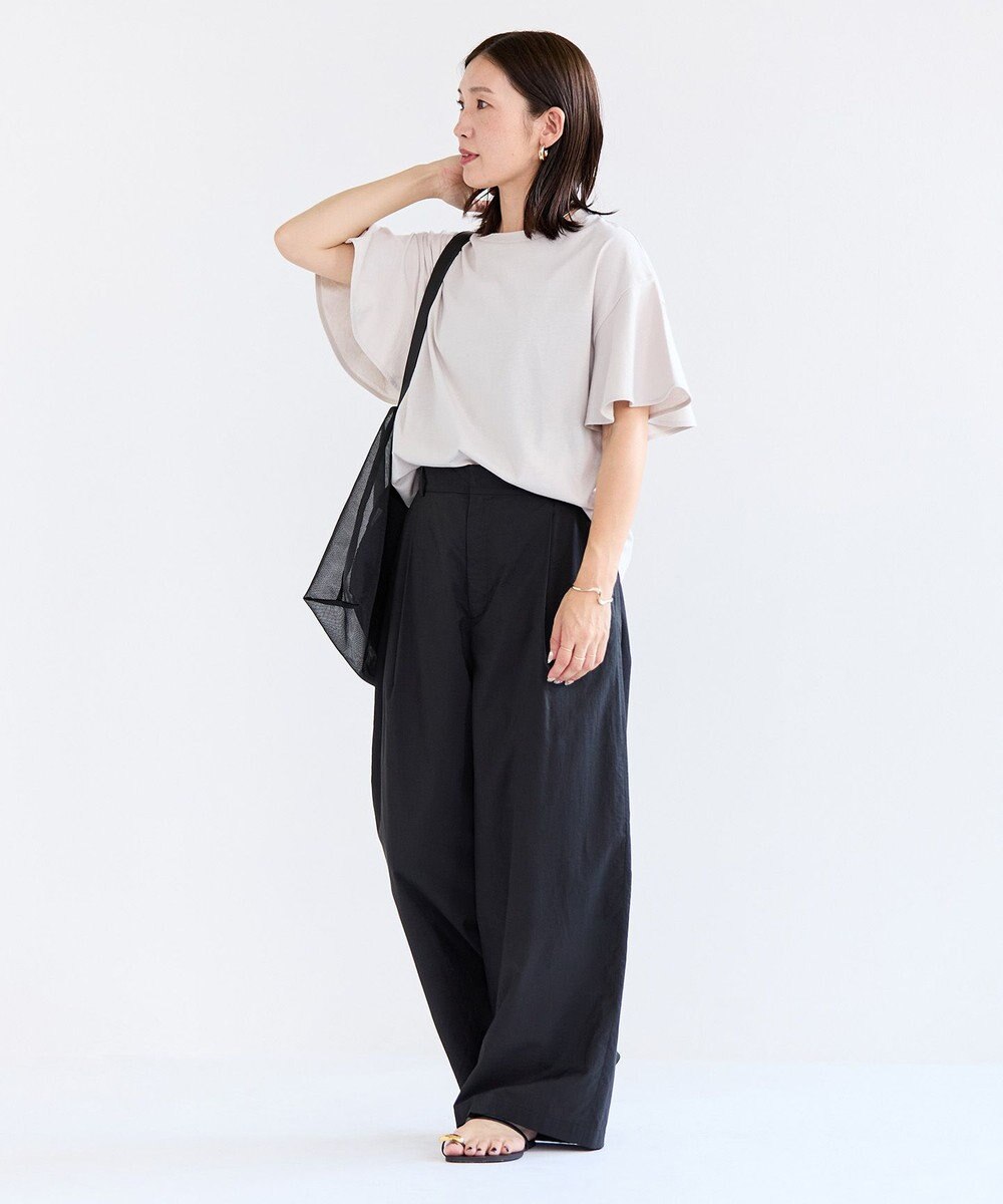 UNFILO フレアスリーブ Tシャツ 