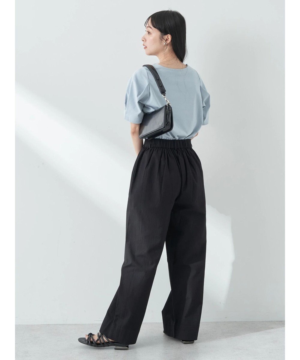 earth music&ecology 綿麻キャンブリッククロップドパンツ 