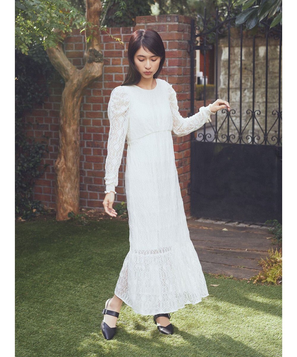 earth music&ecology 総レースワンピース 