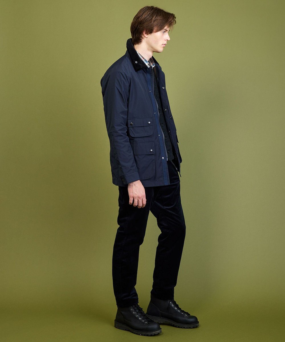 JOSEPH ABBOUD MOUNTAIN 【軽量/ワックスコーティング・テ―ム・ヤルビー氏コラボ】ワックスクロス プリント ブルゾン 