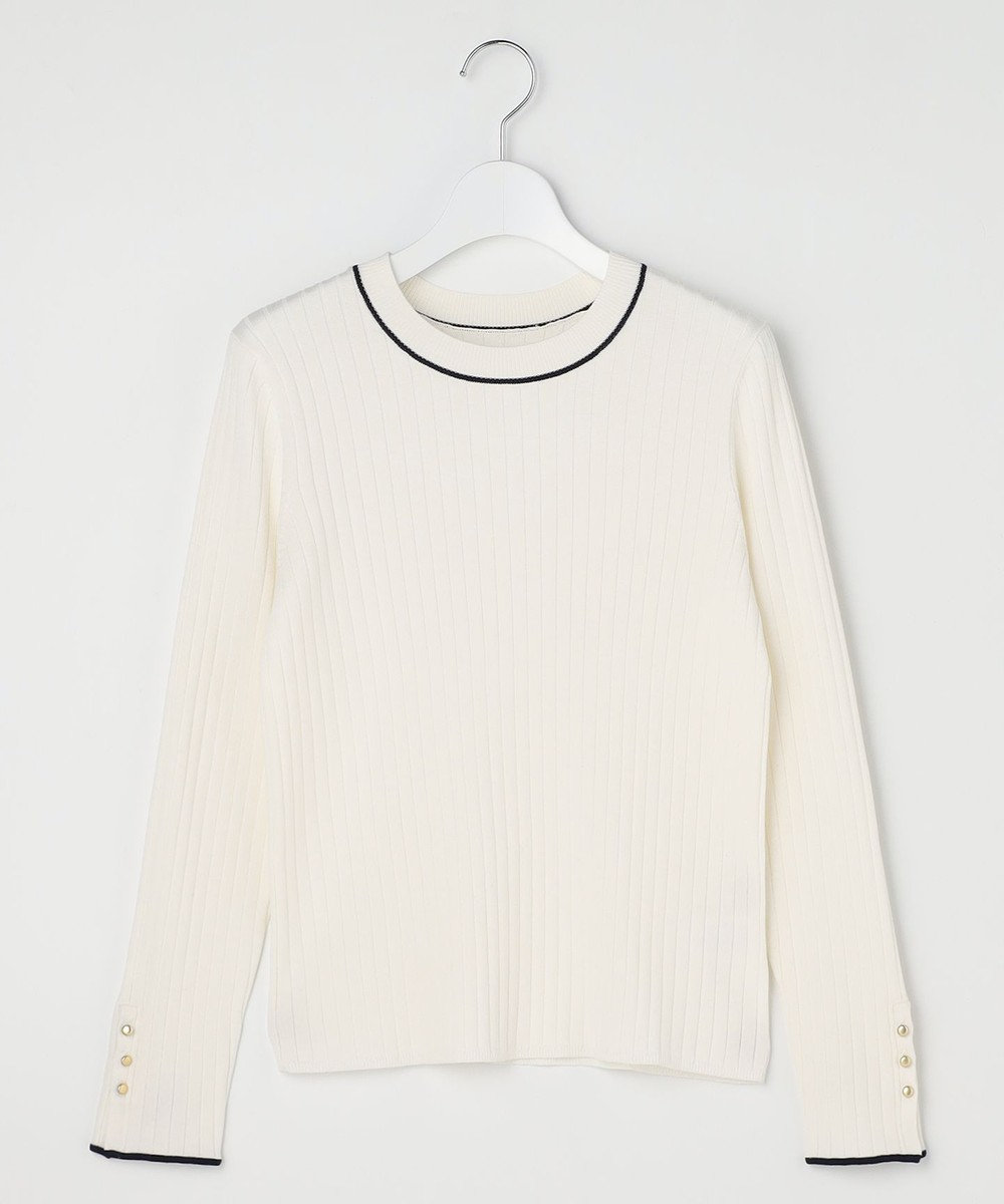 ANY SIS ラインポイント ニット 